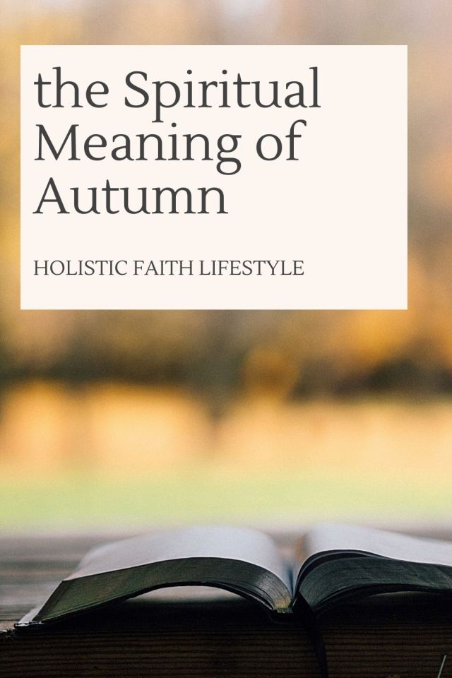spiritual meaning of autumn